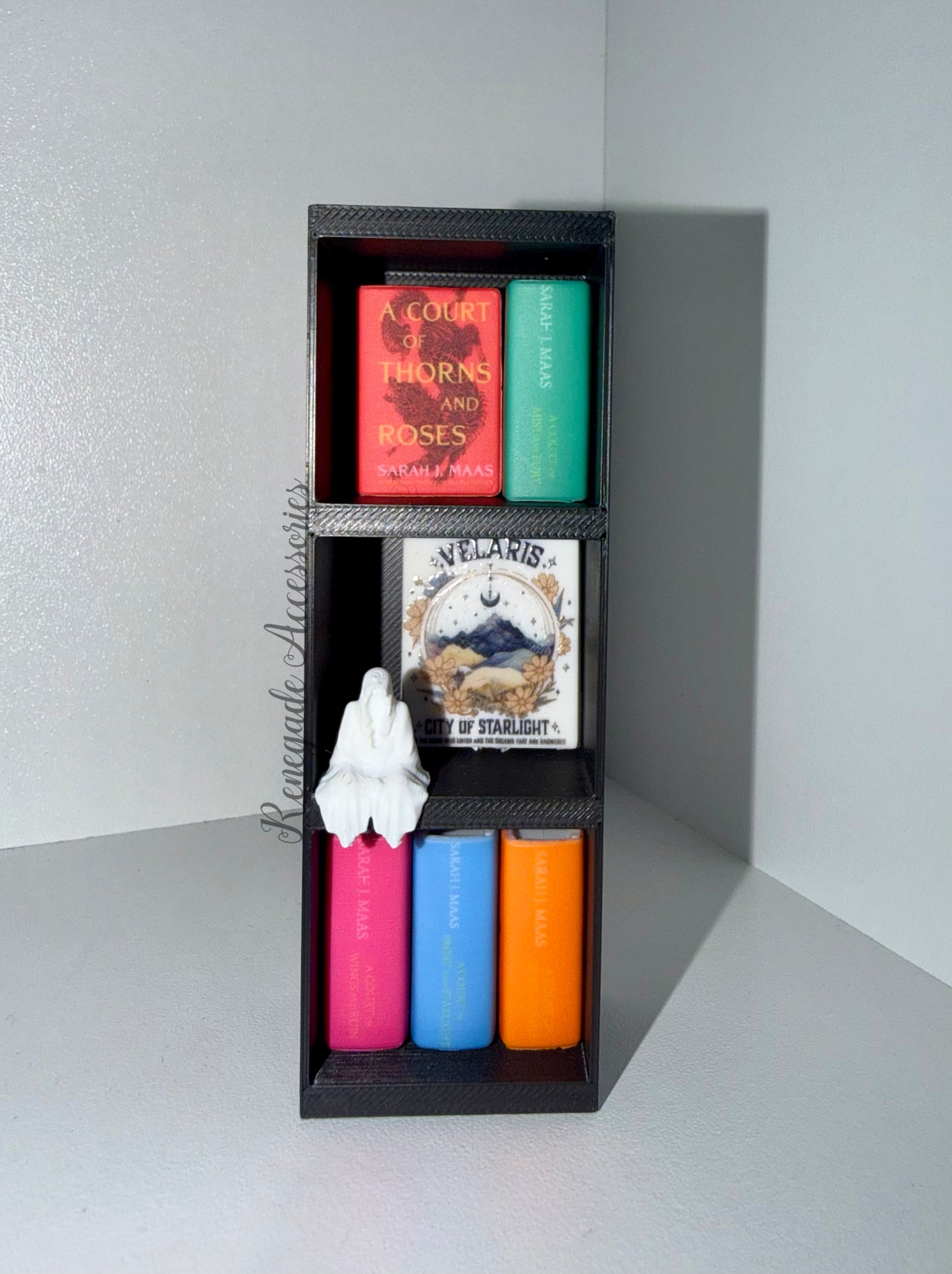 Mini Bookshelf - Predesigned! ACOTAR (Includes Everything Pictured)