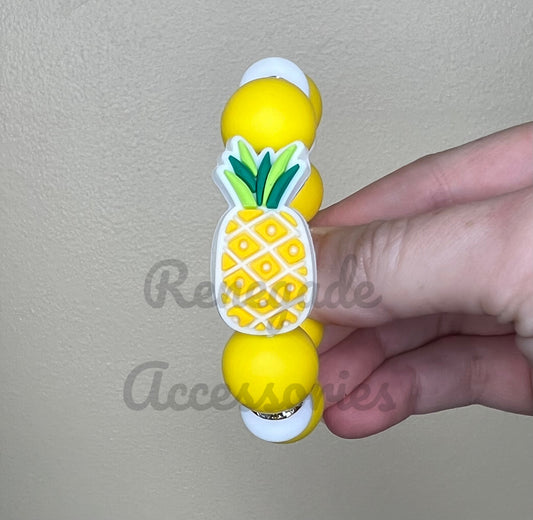 Silicone Charm - Pineapple