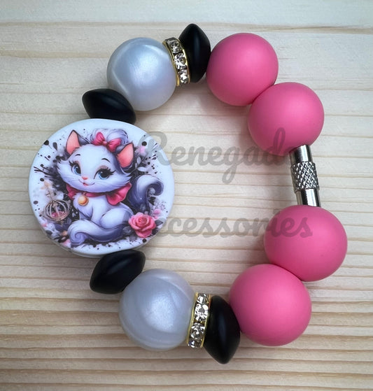 Silicone Charm - Marie Cat Character