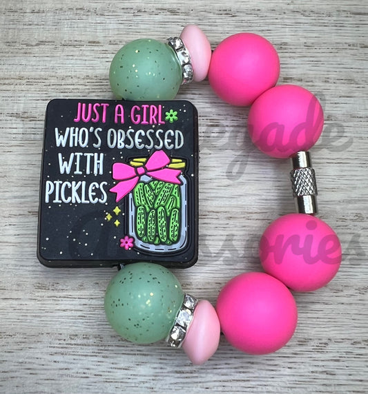 Silicone Charm - Obsessed With Pickles