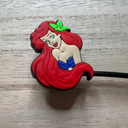 Straw Topper - Mermaid Character