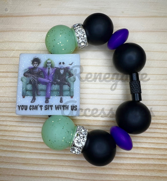 Silicone Charm - You Can’t Sit With Us - Beetle Guy/Jack Nightmare/ Scissorhands