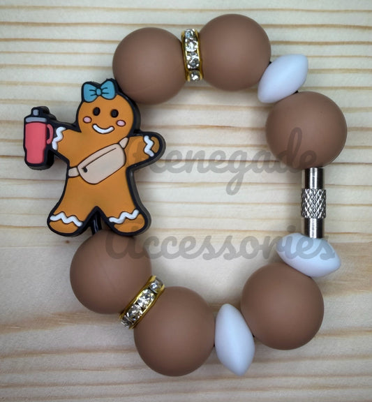 Silicone Charm - Bougie Gingerbread