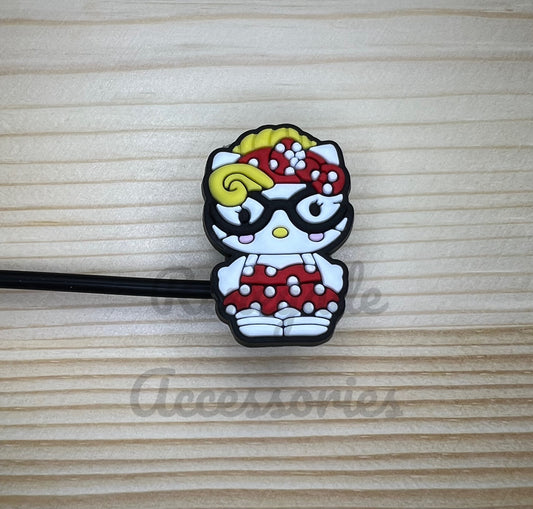 Straw Topper - HK Character Pin-up Summer