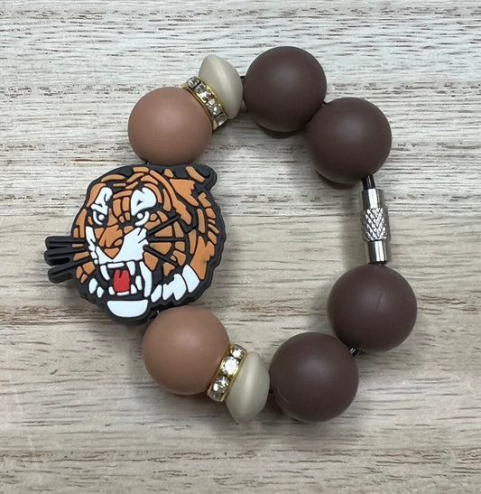 Silicone Charm - Angry Tiger