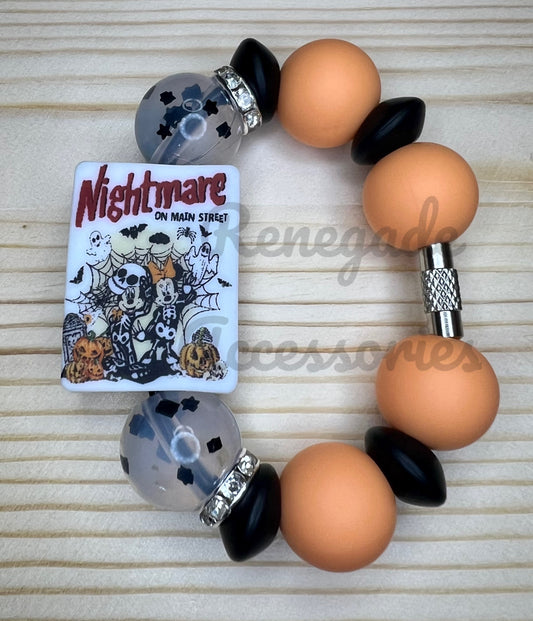 Silicone Charm - Nightmare On Main Street - Mouse Ears Couple