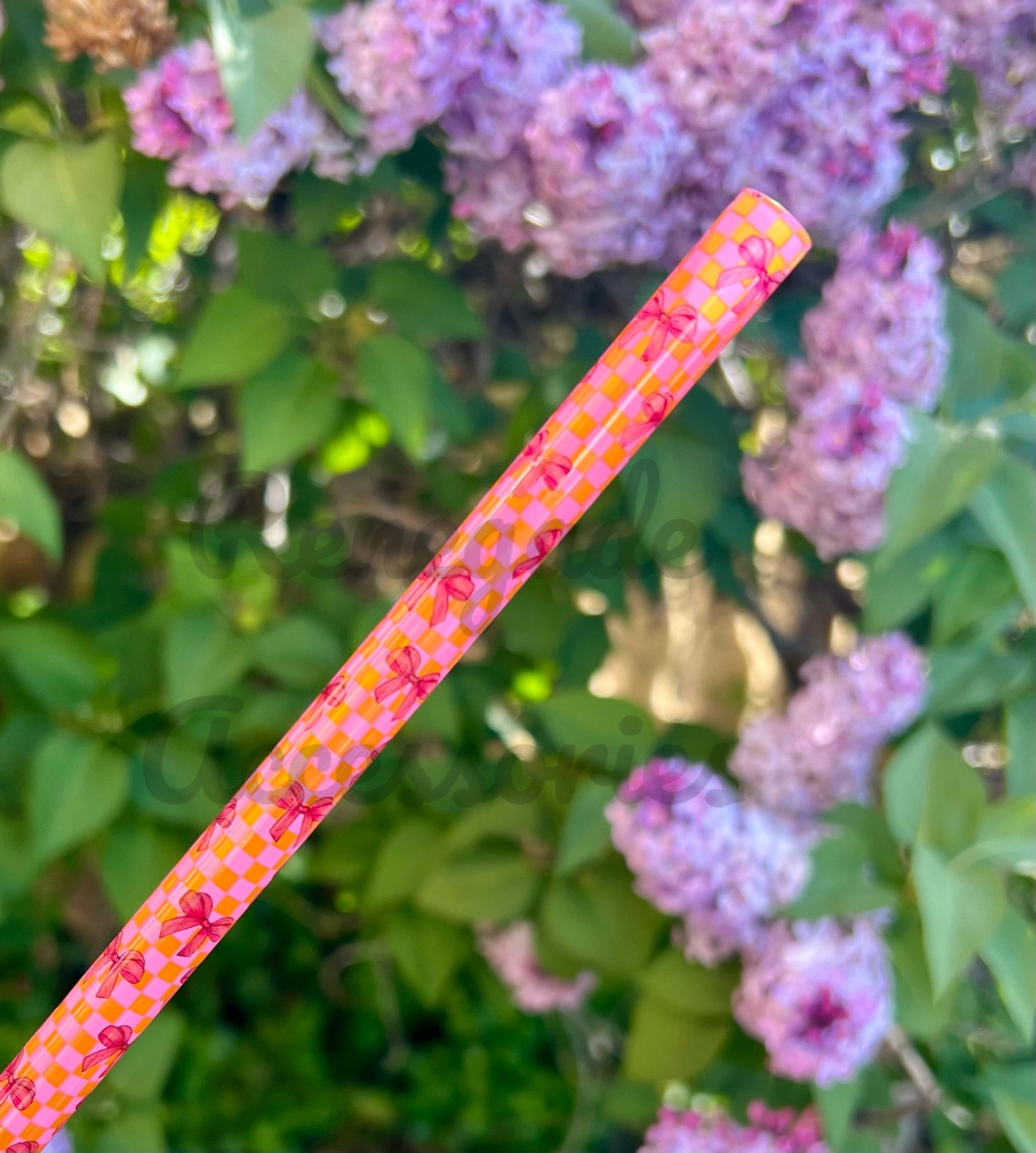 Straw - Checkered Bows