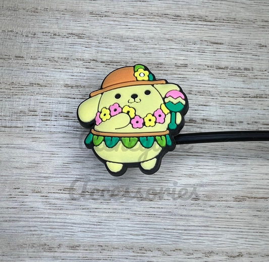 Straw Topper - HK Pompom Character