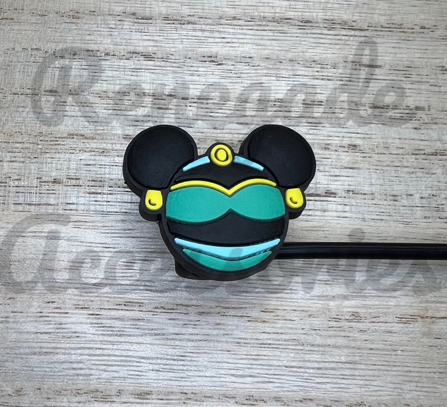 Straw Topper - Magic Carpet Princess Mouse Ears