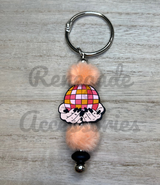Silicone Charm - Disco Hands