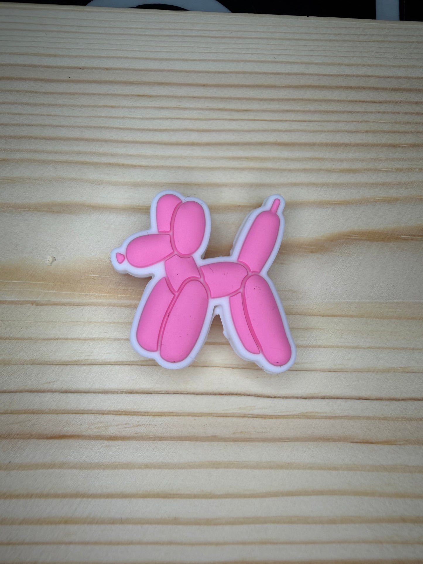 Focal Bead - Balloon Dog Pink