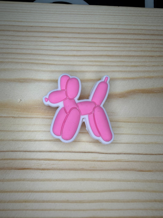 Focal Bead - Balloon Dog Pink