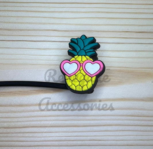 Straw Topper - Pineapple Sunnies