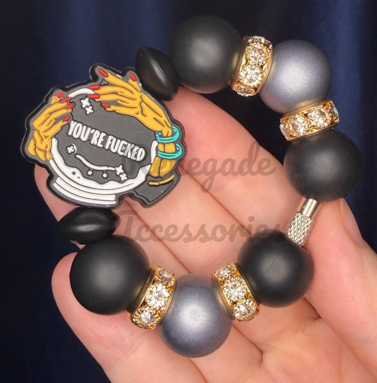 Silicone Charm - You’re F***ed Crystal Ball - Witchcraft