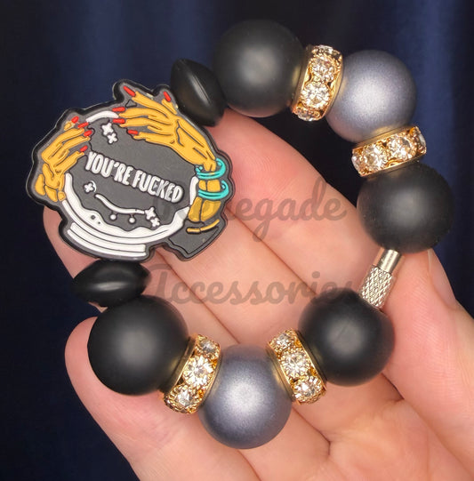 Silicone Charm - You’re F***ed Crystal Ball - Witchcraft