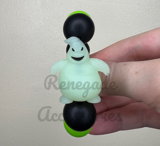 Silicone Charm - Oogie - Nightmare  (Glow In The Dark Oogie)