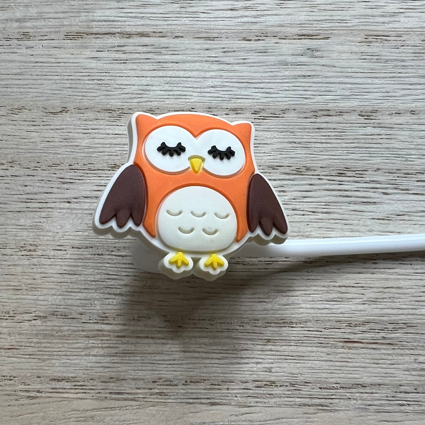 Straw Topper - Owl