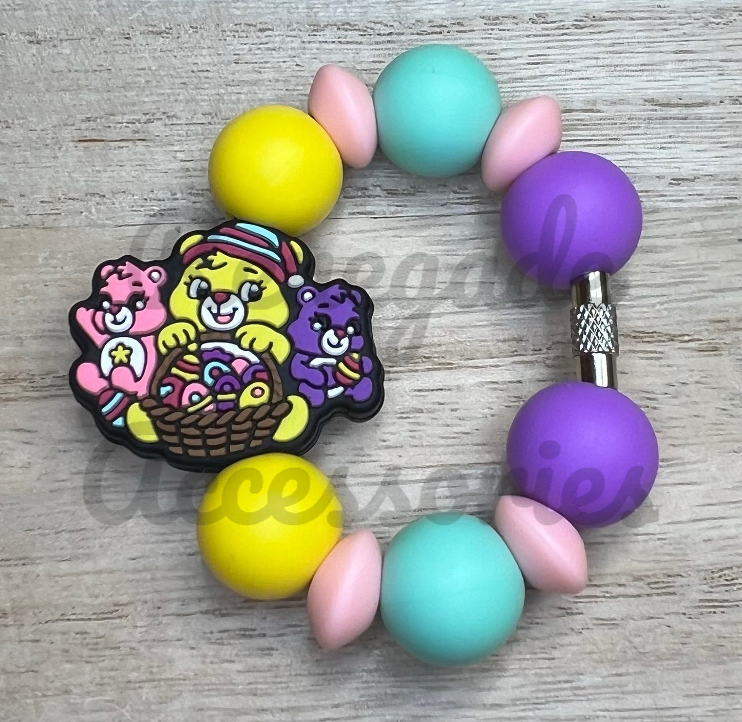 Silicone Charm - C Bear Characters Easter