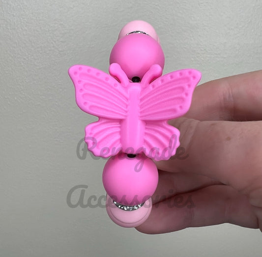 Silicone Charm - Taffy Butterfly