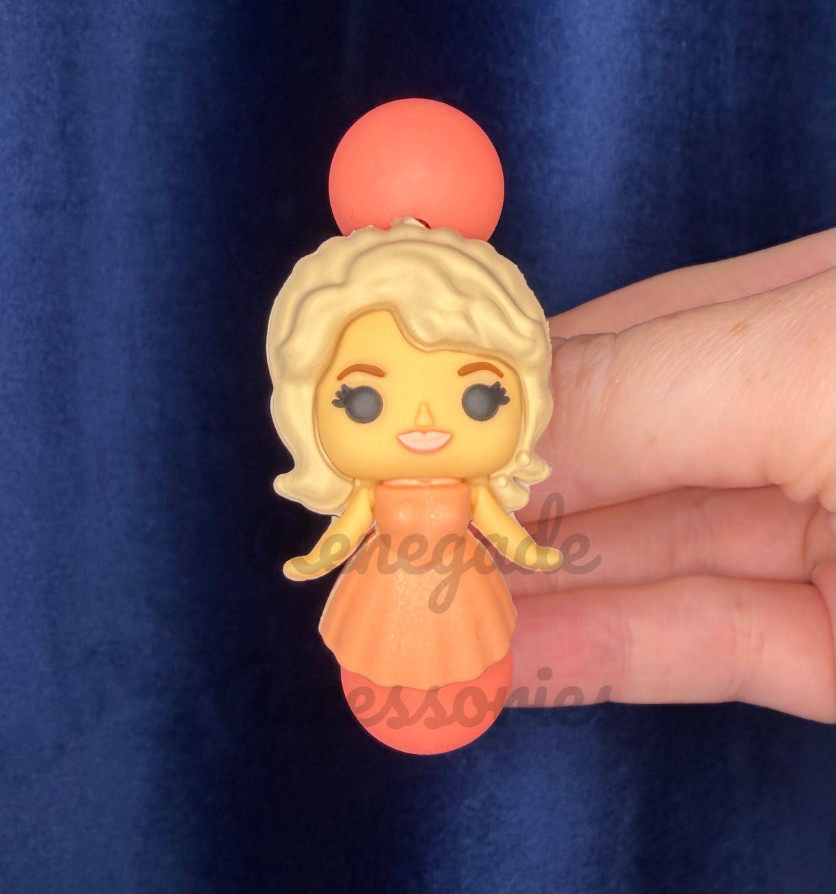 Silicone Charm - Dolly 3D