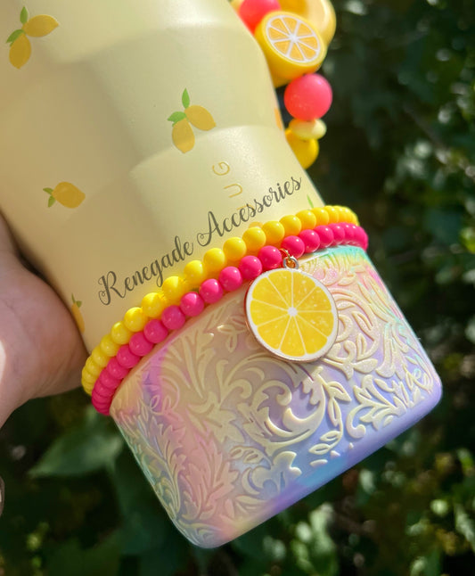 Bracelet Stack - Lemon Slice - Main Squeeze - HYDROJUG