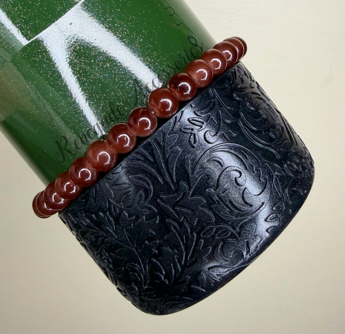 Bracelet Stack - Brown Glass - STANLEY