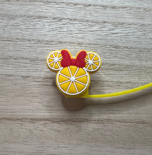 Straw Topper - Mouse Ears Lemon - Food