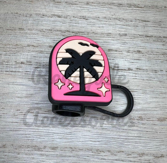 Straw Topper - Palm Tree