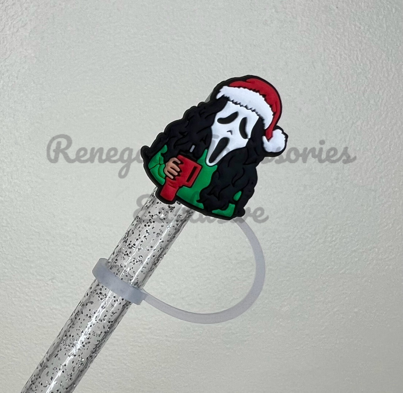 Straw Topper - Ghostface Christmas Girl - Renegade Accessories Exclusive