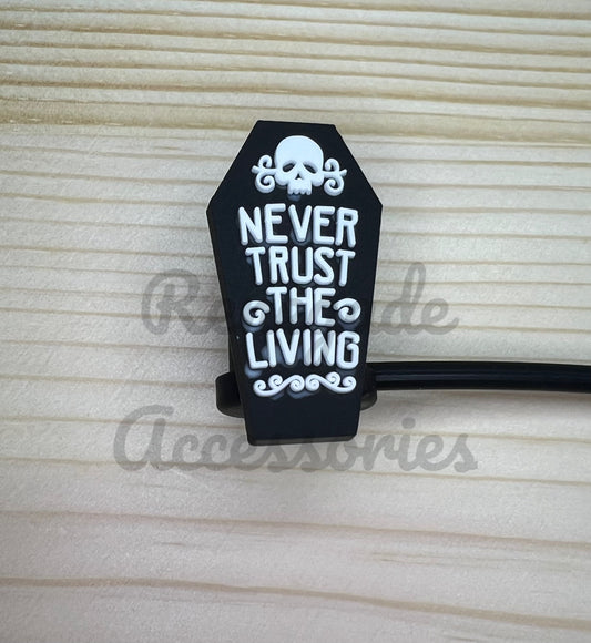 Straw Topper - Never Trust The Living - Beetle Guy
