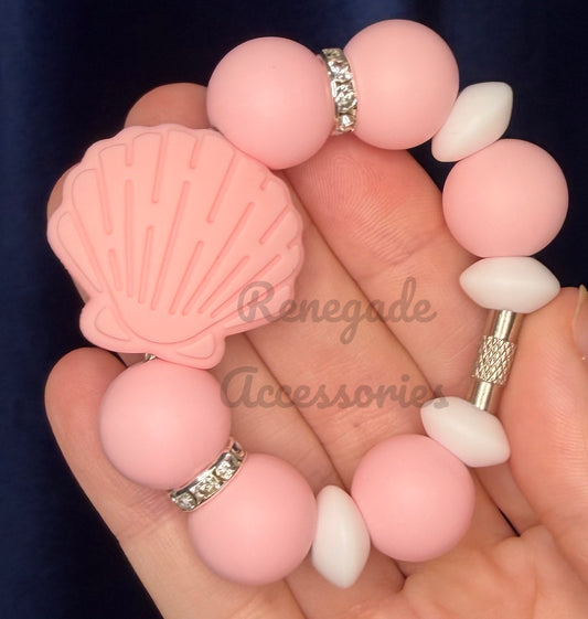 Silicone Charm - Seashell - Road Trip/Cabana
