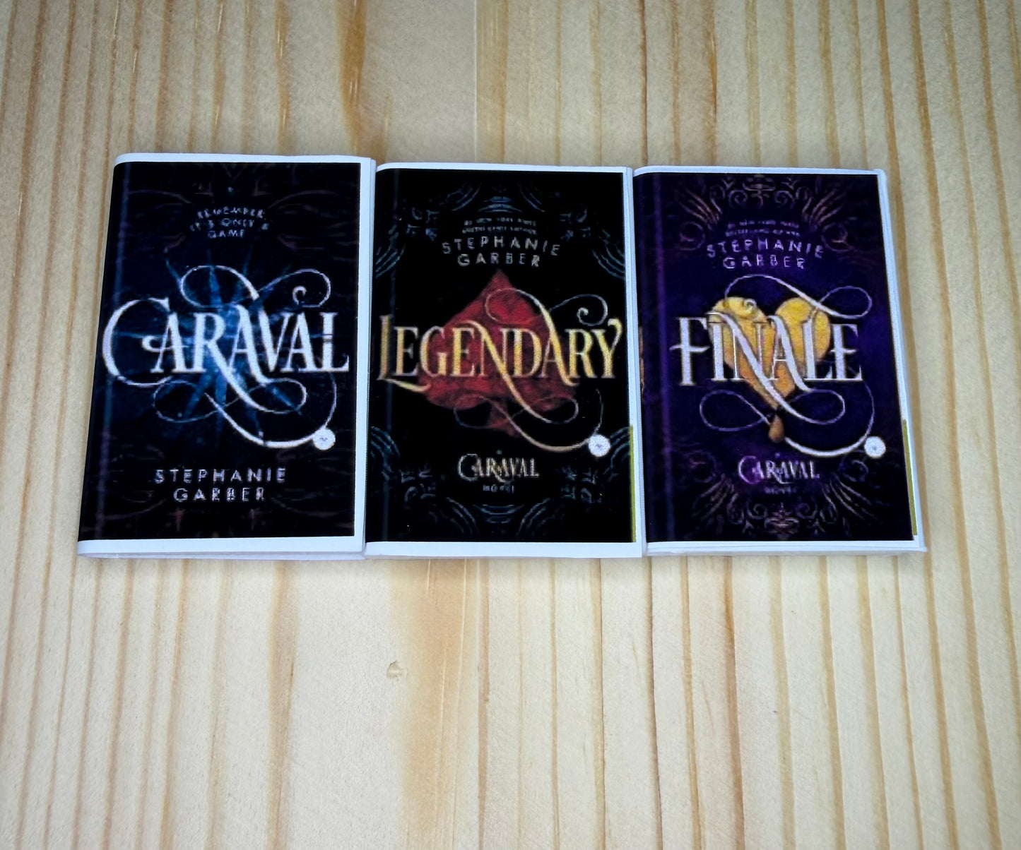 3D Printed Book Bundle - Caraval Set Of 3