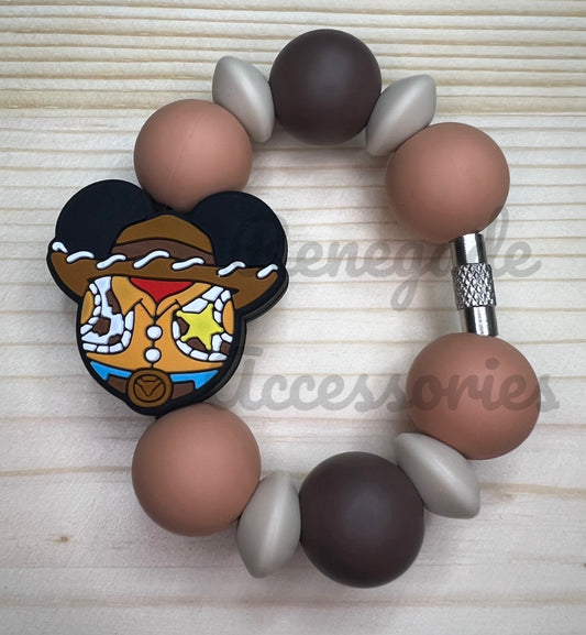 Silicone Charm - Toy Character - Mouse Ears