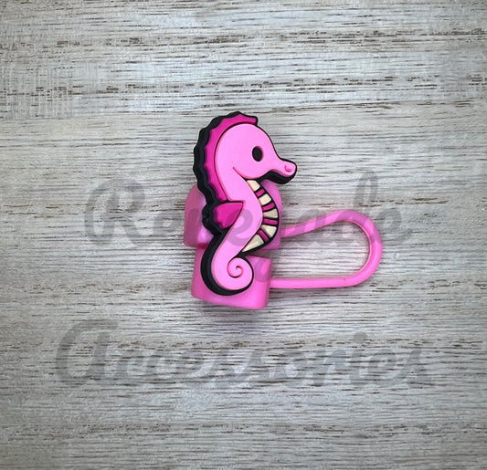 Straw Topper - Seahorse