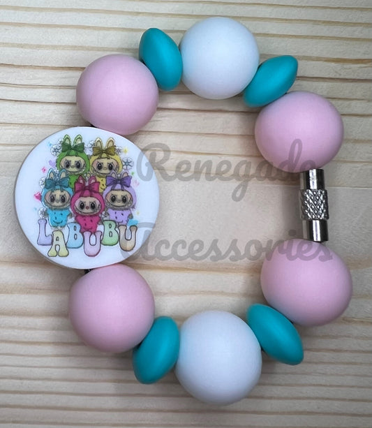 Silicone Charm - Bubu Friends - Round