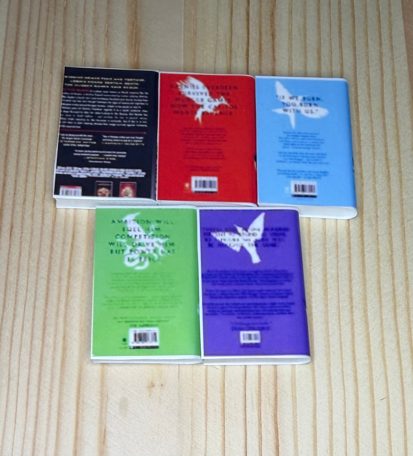 3D Printed Book Bundle - Hunger Games Set Of 5