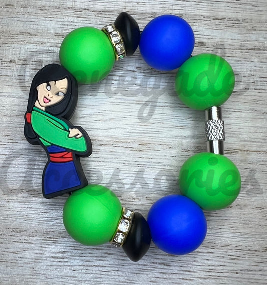 Silicone Charm - Warrior Princess Character