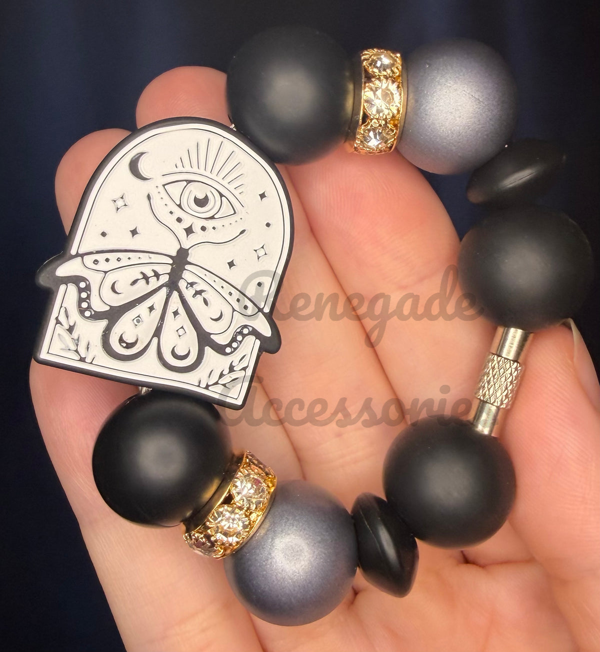 Silicone Charm - Moth - Witchcraft