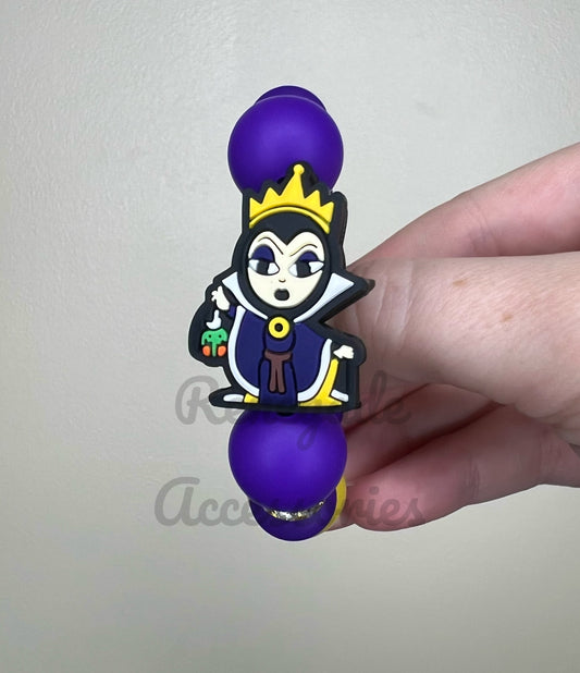 Silicone Charm - Evil Queen Villain - Snow Princess