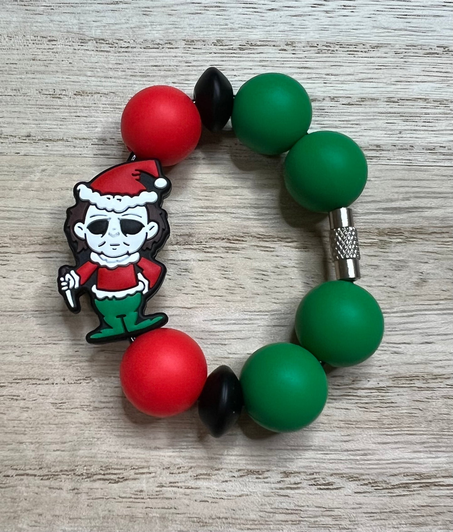 Silicone Charm - Christmas Michael - Character