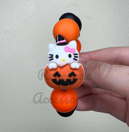 Silicone Charm - HK Pumpkin