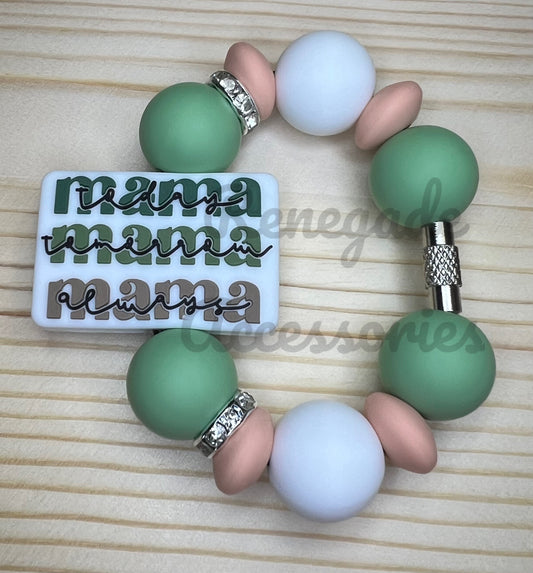 Silicone Charm - Mama