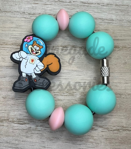 Silicone Charm - Under Sea Character - Sandy