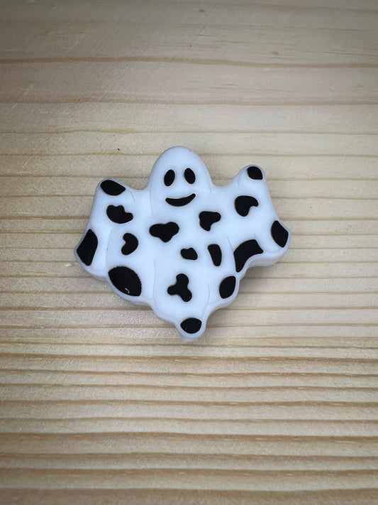 Focal Bead - Cow Print Ghost