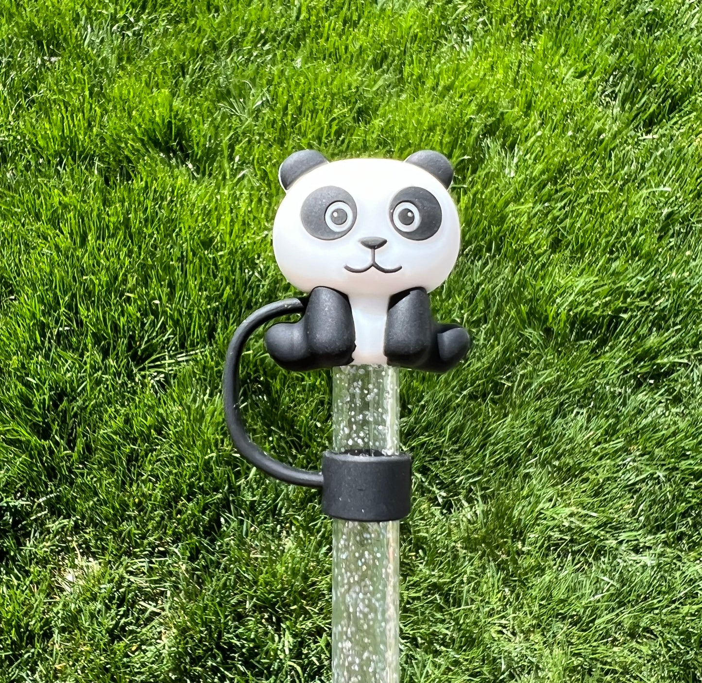 Straw Topper 3D - Panda