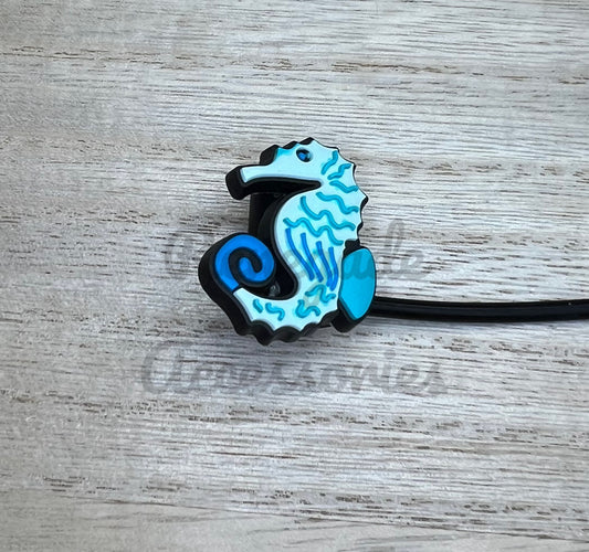 Straw Topper - Seahorse