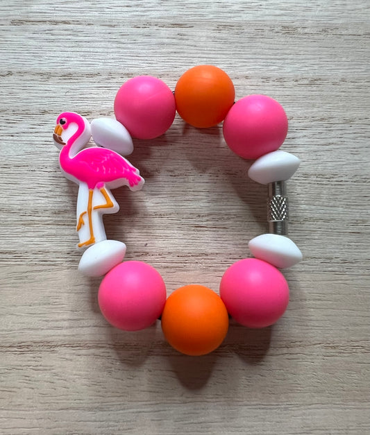 Silicone Charm - Flamingo