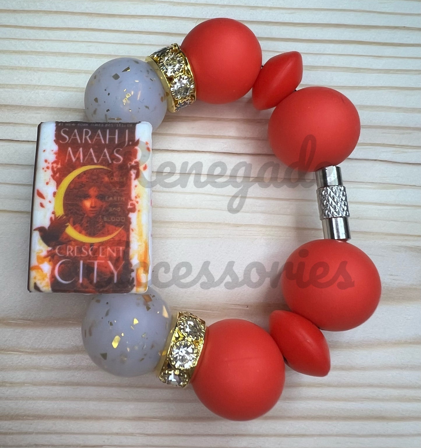 Silicone Charm - Crescent City - Books