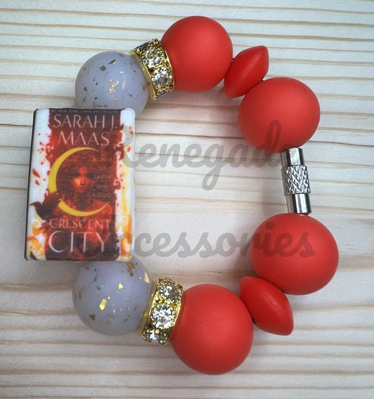 Silicone Charm - Crescent City - Books