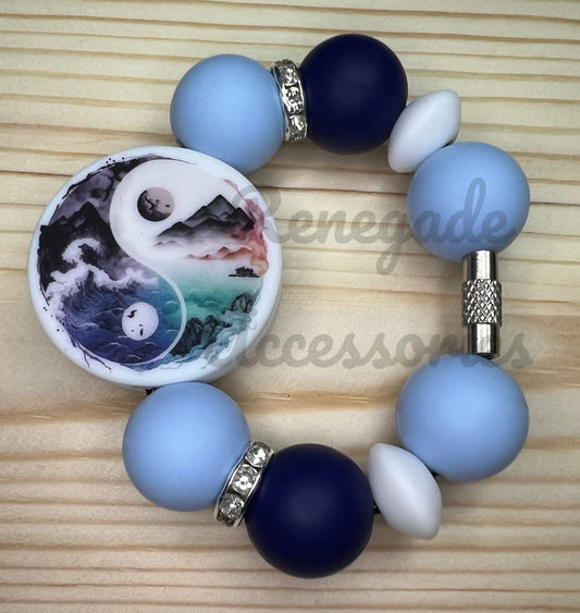 Silicone Charm - Yin Yang